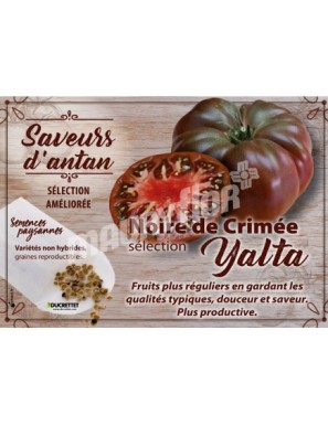Tomate Noire de Crimée sélection Yalta