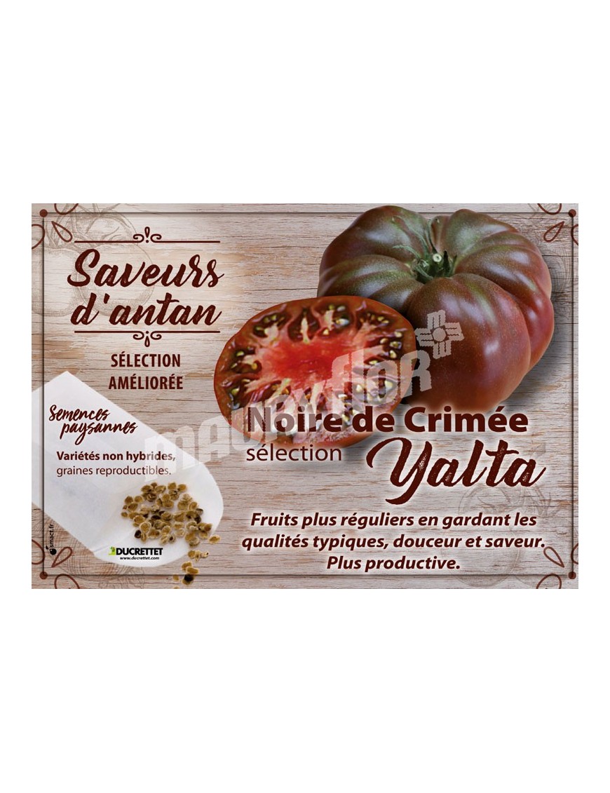 Tomate Noire de Crimée sélection Yalta